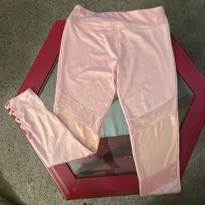 Girls Justice leggings Pink 18/20
